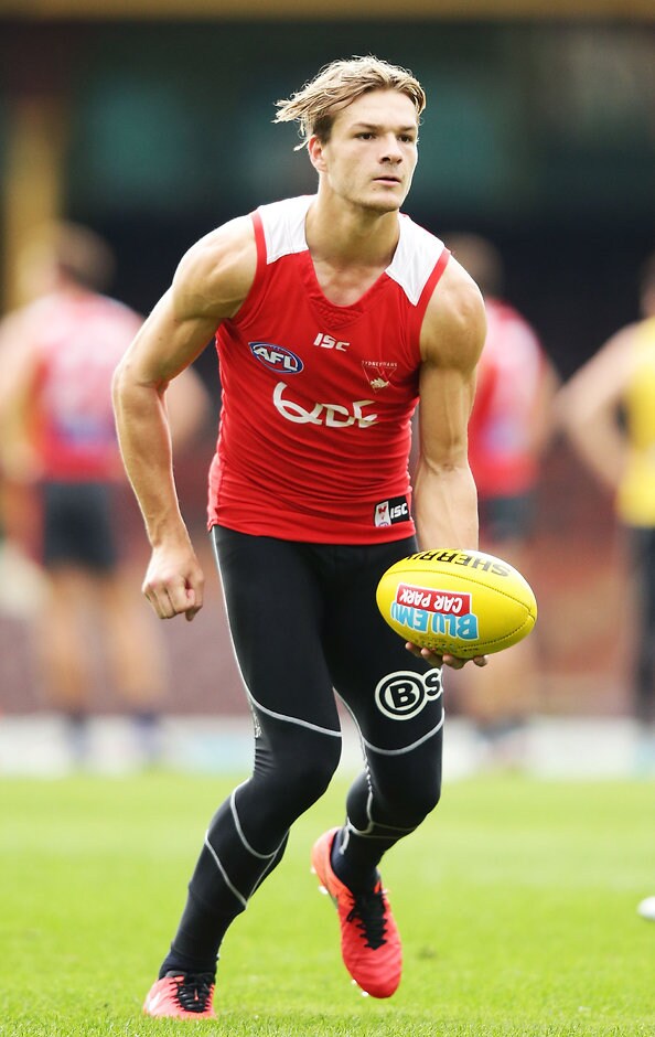 AFL 2016 Training - Sydney Swans 120416 Brandon Jack, brother of Kieren, has been delisted - AFL,Sydney Swans,Brandon Jack,Michael Talia,Shaun Edwards,Tyrone Leonardis